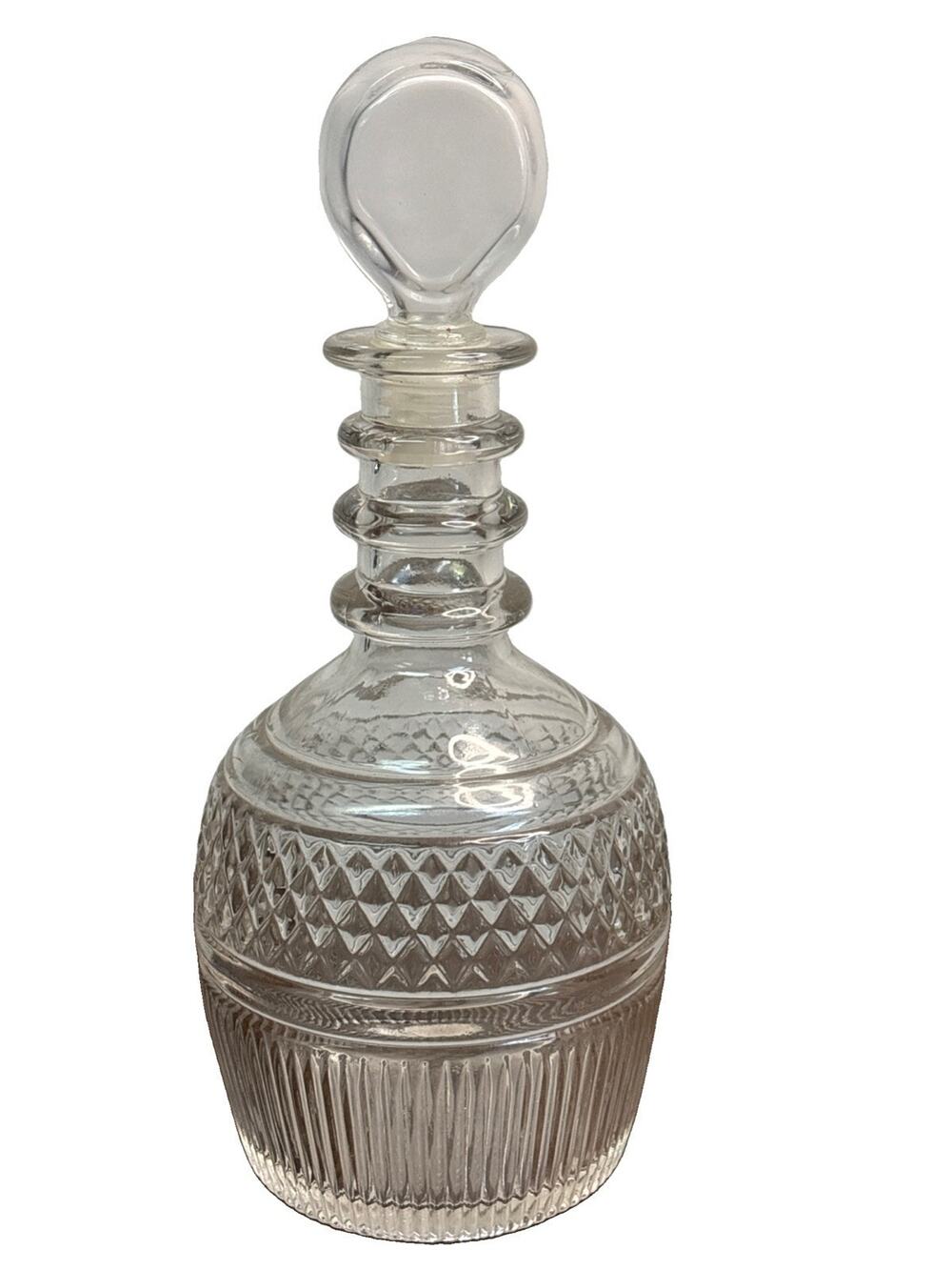 Vintage Seagram’s 1776 Decanter Designed by Tiffany & Co 10.75” w Stopper